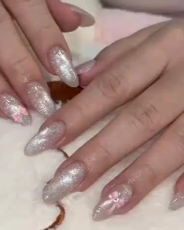 Champagne glitter with rhinestones